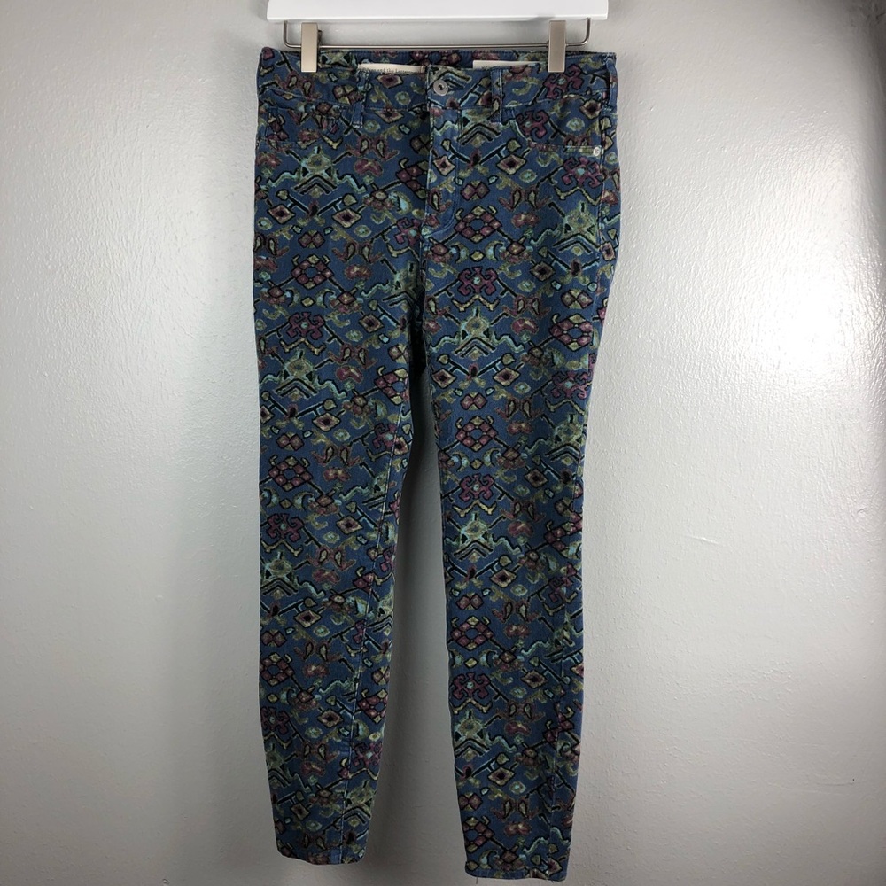 Pilcro & the Letterpress Velour Design Pants